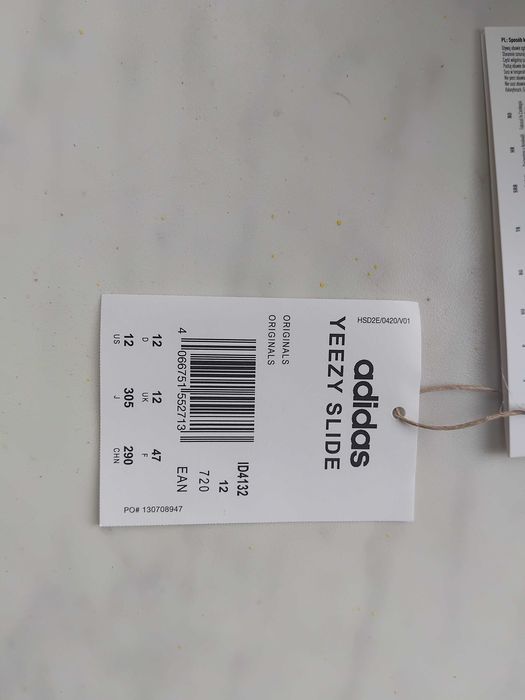 Yeezy slide klapki