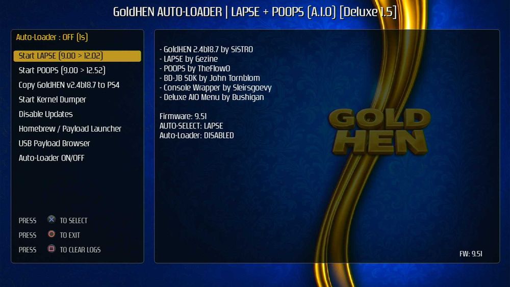 PlayStation 4 PRO  Jailbreak GoldHen - soft 9.51 1TB BD-JB PS4 PRO