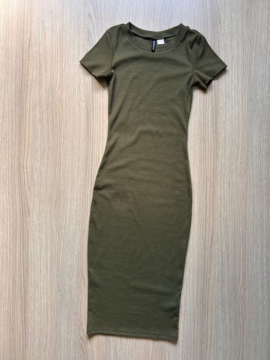 Сукня в рубрик хакі H&M