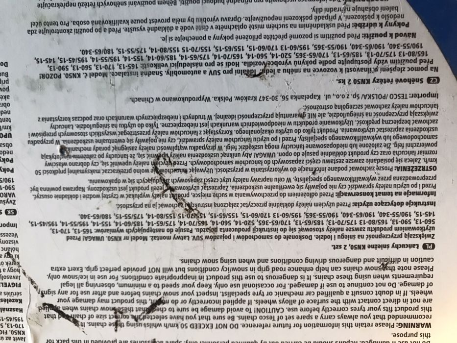 Łańcuchy śnieżne