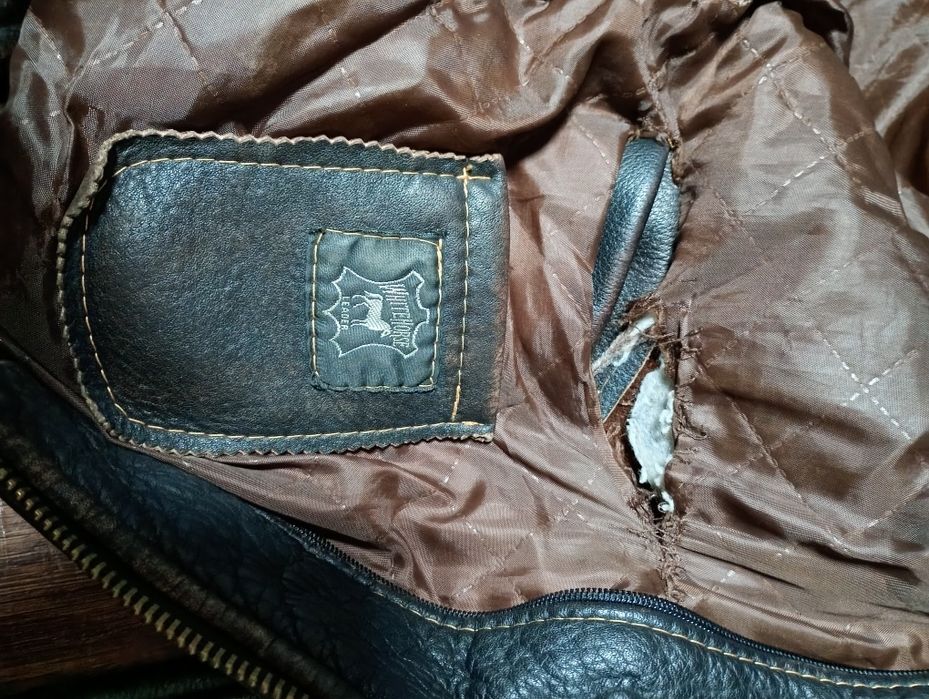 Куртка шкіряна бу