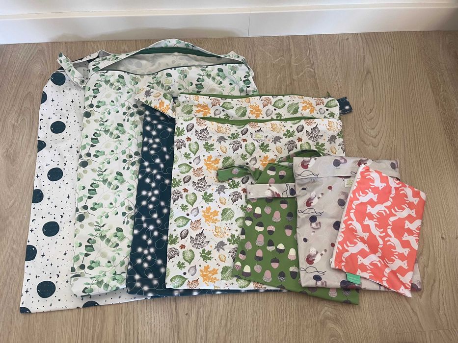 Conjunto fraldas reutilizáveis completo