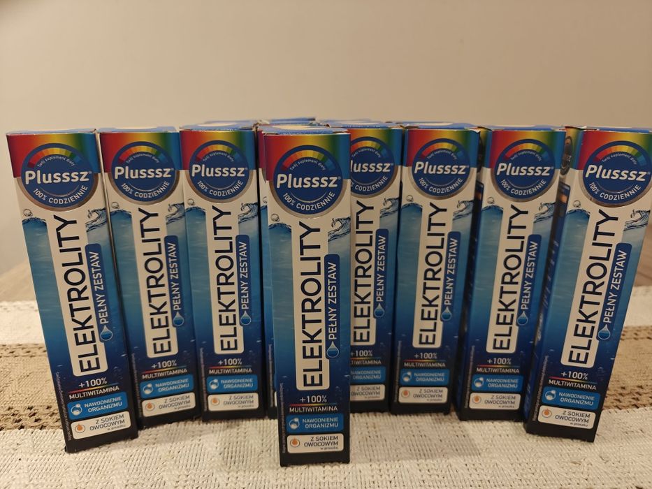 Elektrolity plusssz 10 opakowań 2027 w pudełku bogaty skład