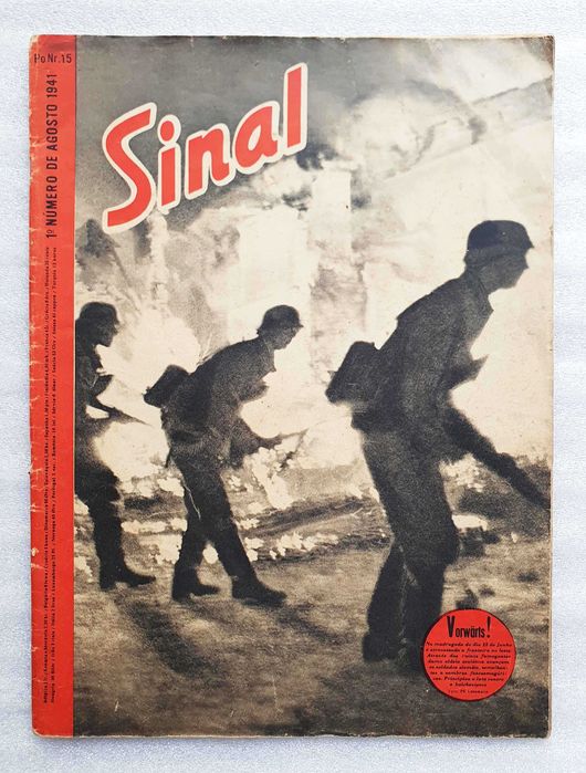 Antigas Revistas ~ "SINAL - SIGNAL" ~ Propaganda Nazi na 2º Guerra Mundial ~ 1941/42 ~ (B)