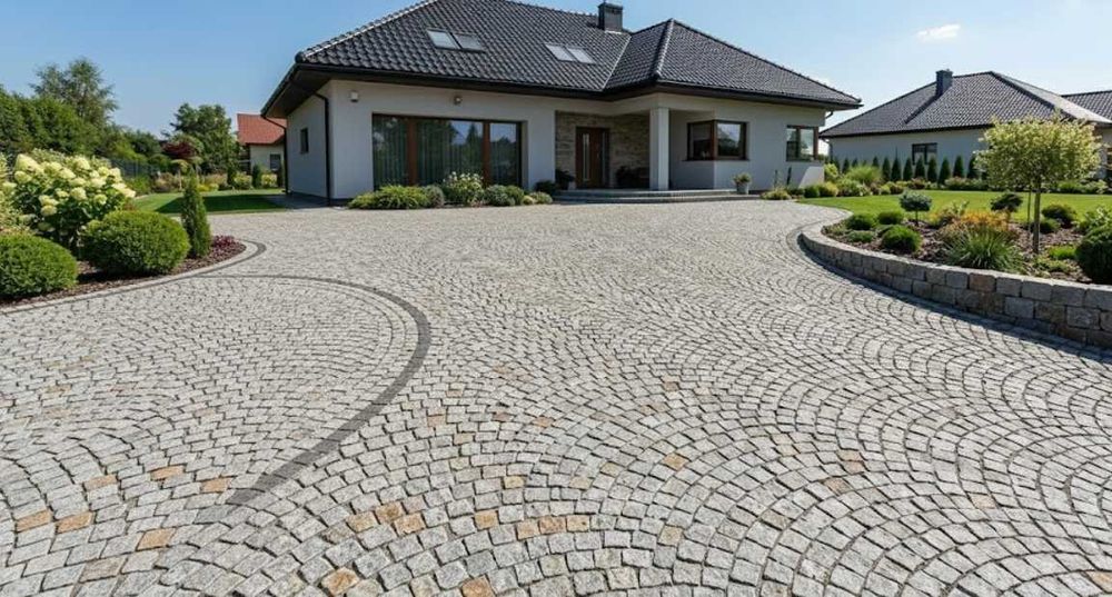 Brukarstwo Układanie Kostki Brukowej Ogrody Ogrodzenia BRUK drenaże