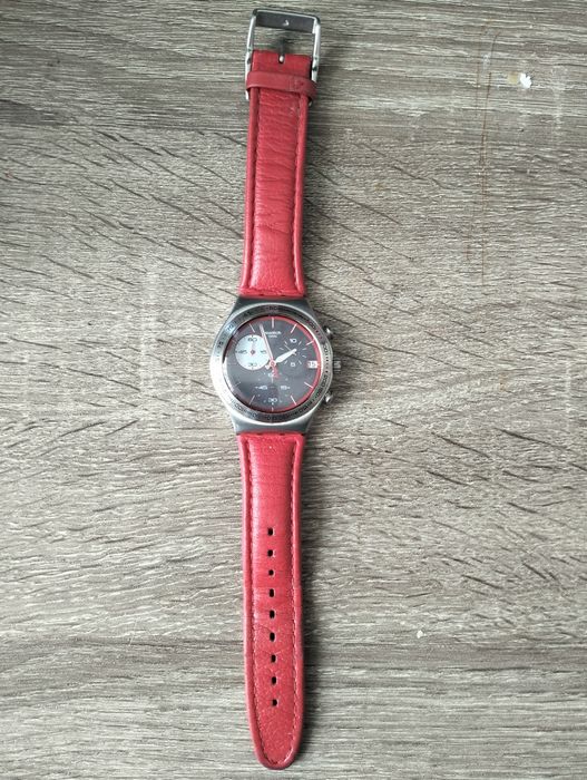 Часы Swatch Man Irony Chrono в стальном корпусе, годинник унісекс