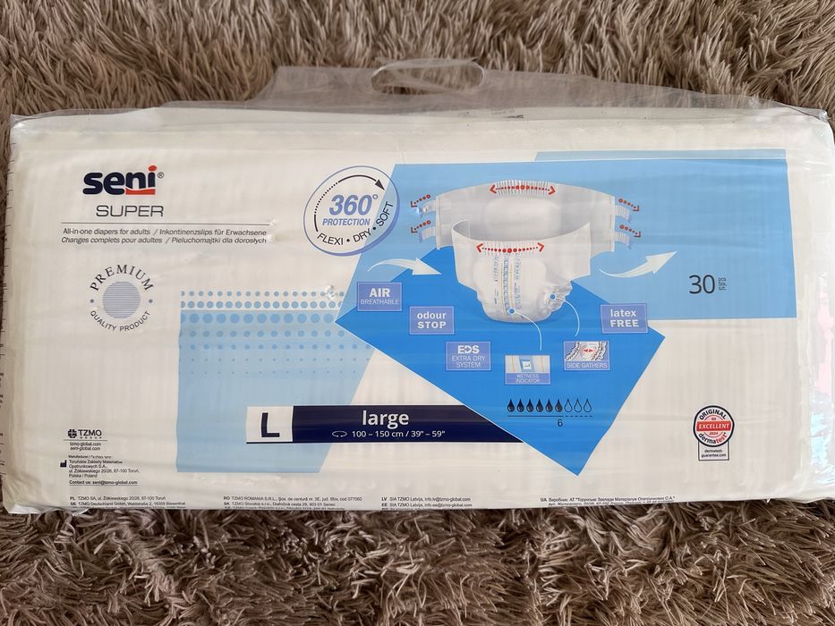 Підгузки для дорослих Super Seni large