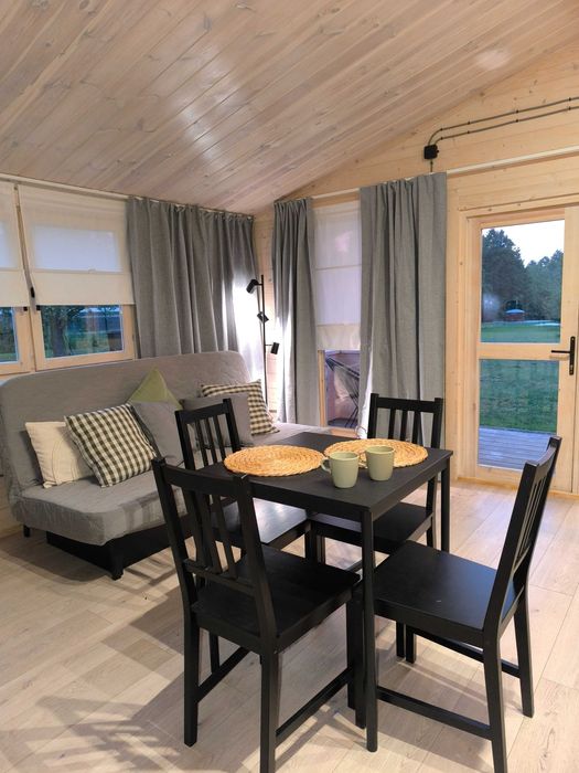 Domki letniskowe z sauną i balią, wieś na Mazowszu 100 km od Warszawy