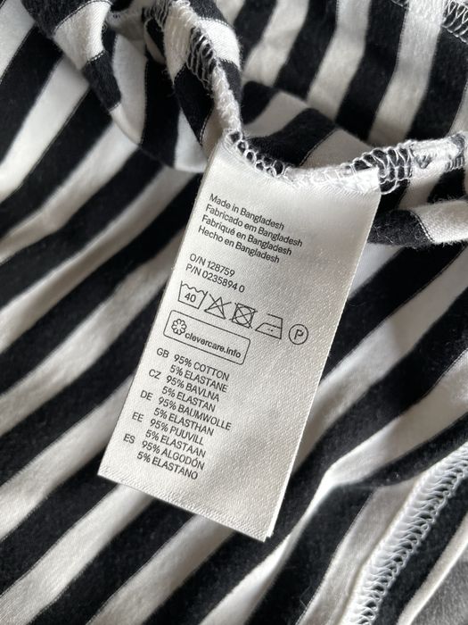 Top na długi rękaw w paski H&M