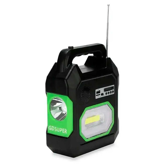 Зарядная станция GD15 35000мА + Power bank фонарь лампы панель зарядка