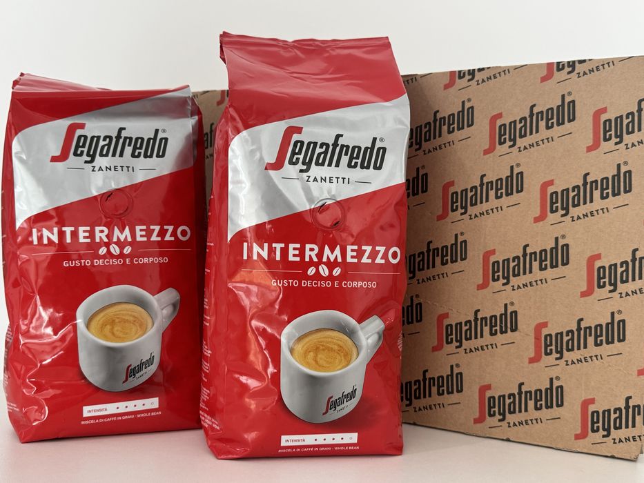 Оригінал Кава в зернах Зернова кава Segafredo Intermezzo 1000г Італія