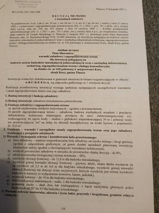 OKAZJA. Na sprzedaż działka 1500m² - Widok 5