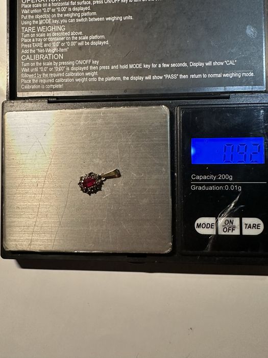 Кулон срібло з каменцями