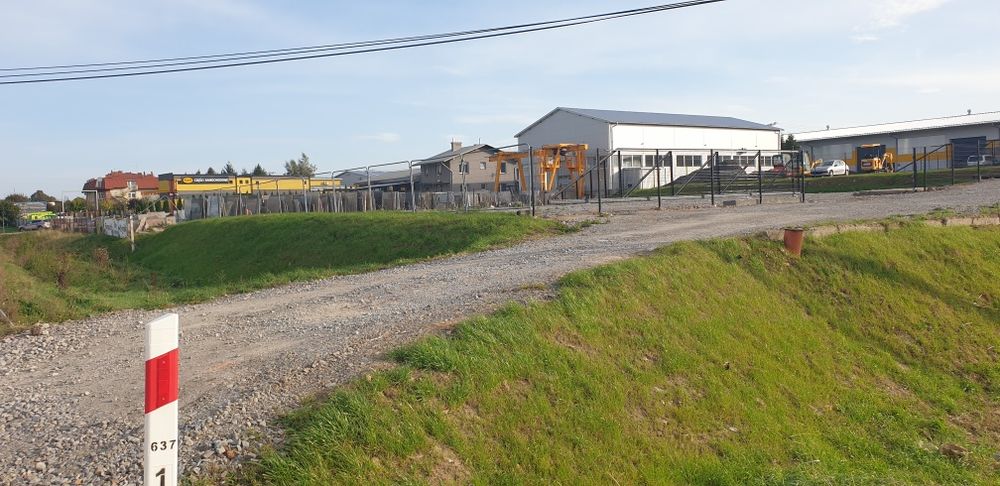 Plac działka komis działalność skład wynajem 1500 m2