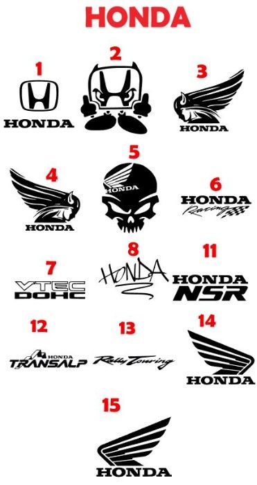 Autocolantes Alfa Romeo - Audi - BMW - Citroen - Fiat - Ford - Honda