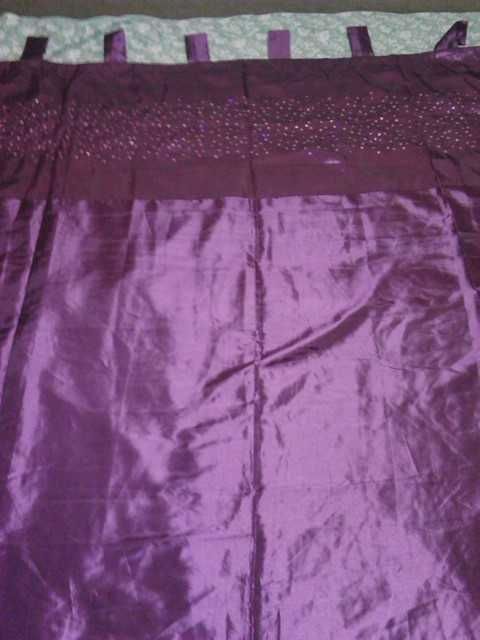 Тюль коричневого, фиолетового, чорного кольору