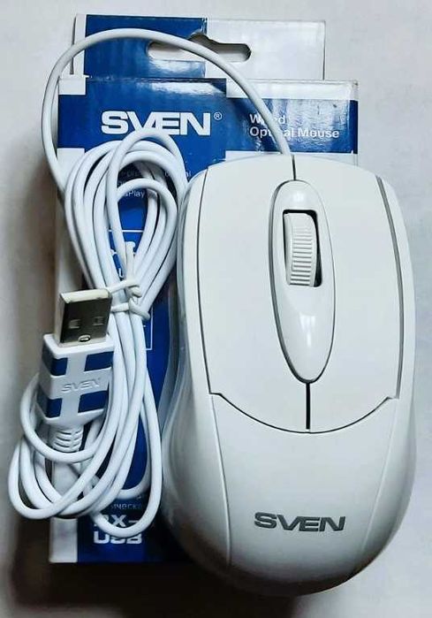 Мыши компьютерные USB проводные новые от 85 до 225 грн.