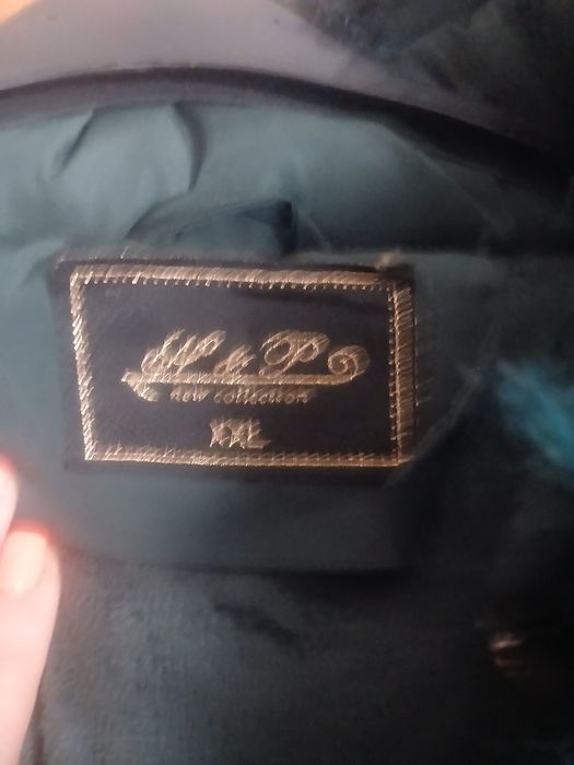 Kispo verde quentinho com capucho veste xl /xxl pequeno