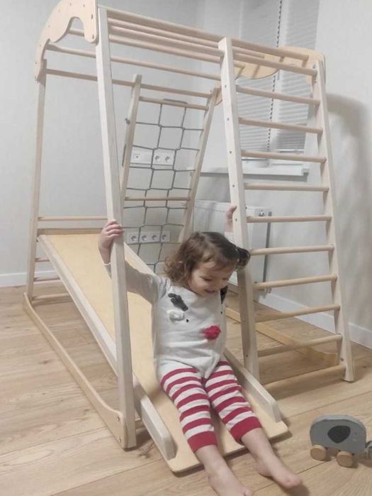 Шведська стінка Ігровий дитячий комплекс Фарба Лак Нові Виробник