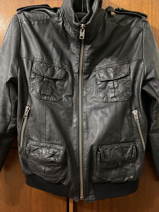 Мужская кожаная куртка