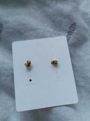 Kolczyki ze stali nierdzewnej koła z kształtem drzewka