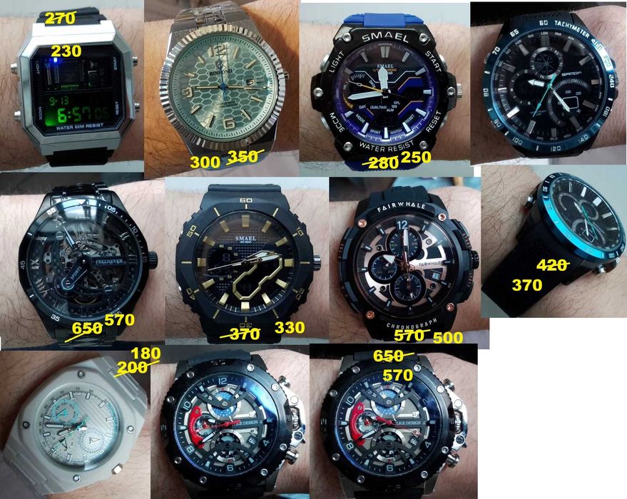 Розпродаж! Pagani Design, Lige, Police, Naviforce, Sanda та інші