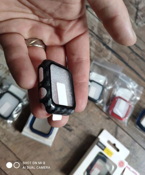 Etui Iphone 45 mm SE 4 / 5 / 6 apple watch szkło case aw