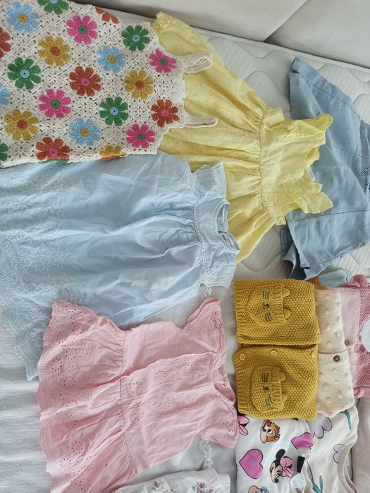 Mega duża  Paczka/ zestaw  100 szt Zara Newbie H&M Next 80/86/92