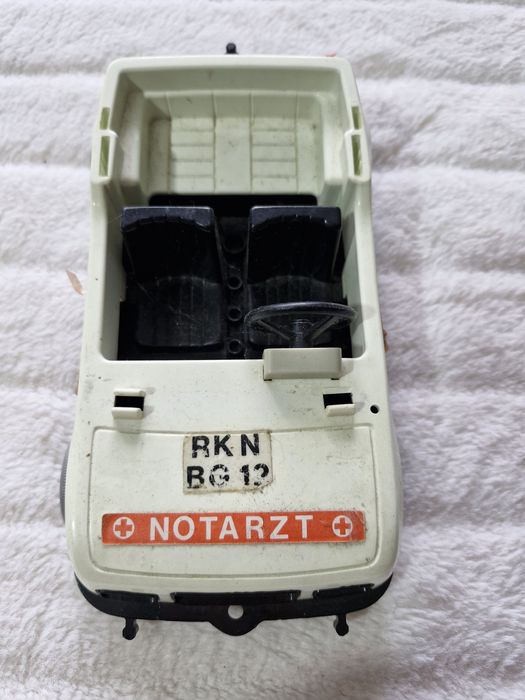 Carro playmobil 1976 geobra notarzt vintage 3217