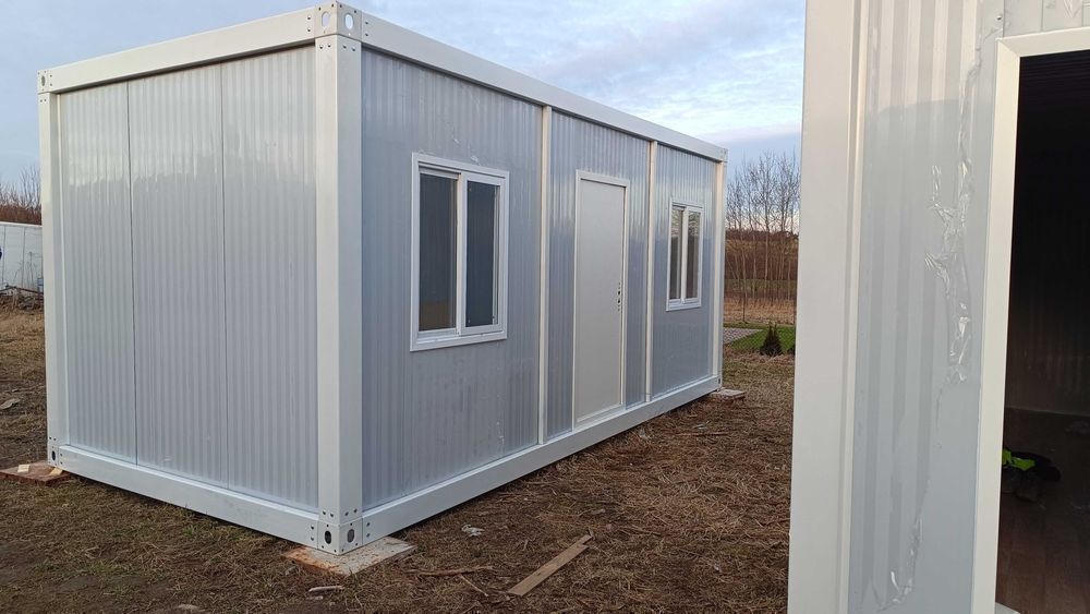 Kontener 6x3m Biurowy Socjalny Magazynowy Budowlany Letniskowy