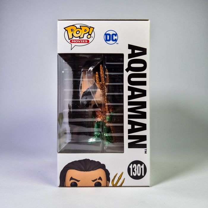 Funko POP: Aquaman 1301 Diamond (DC) + захисний протектор