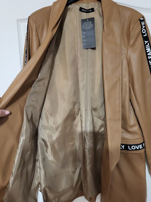 Nowa z metką kurtka żakiet damski kamel