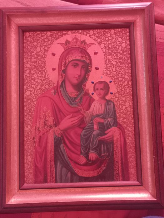 Ícone Bizantino da Virgem Maria Edição Limitada Certificada