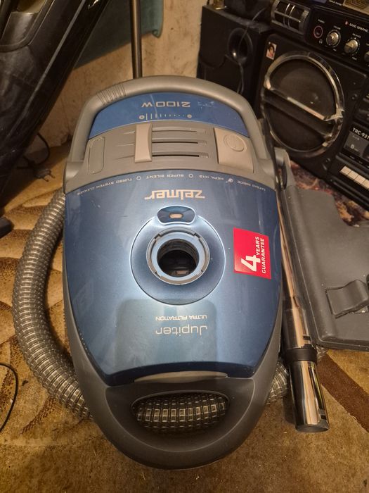 Odkurzacz Zelmer Jupiter 2100W workowy polski HEPA niebieski safbag