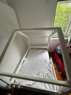 Cama Montessori Mon Lit Cabane  P/ 2Criancas + 2  Colchoes