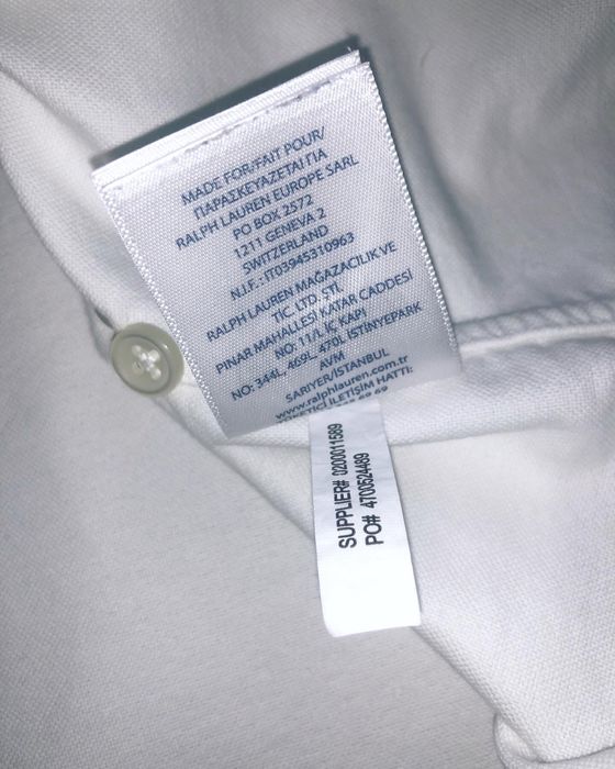 Білосніжна рубашка Ralph Lauren з нагрудним карманом