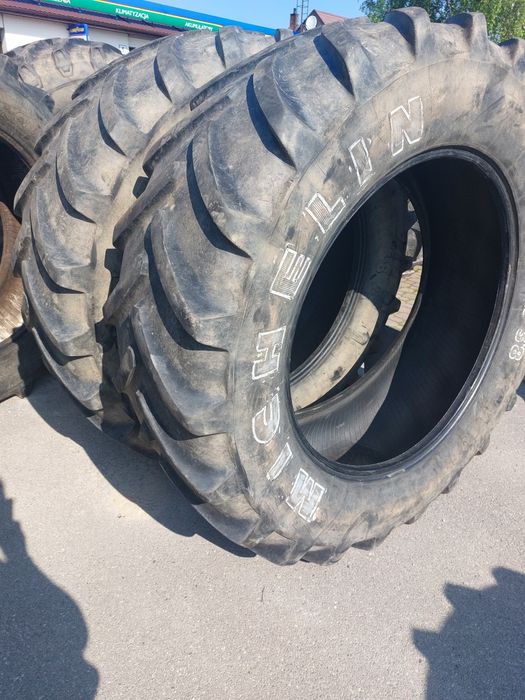 540/65R38 Michelin opony używane rolnicze para