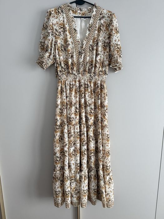 Sukienka maxi Max Studio London XL kwiatowa chrzest komunia