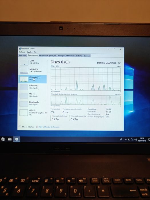 Portátil ASUS | Intel Core i5-4210M | 8GB RAM | SSD 256GB | Windows 10