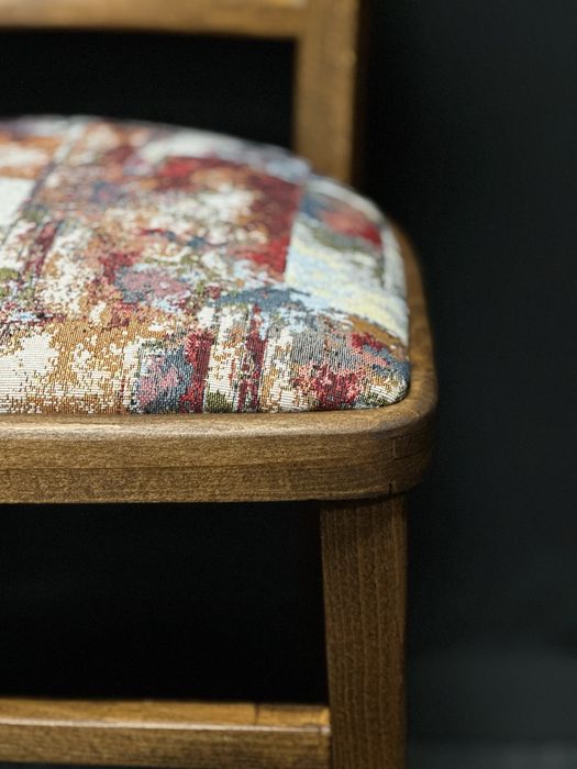 Zestaw krzeseł tapicerowanych Fameg Prl