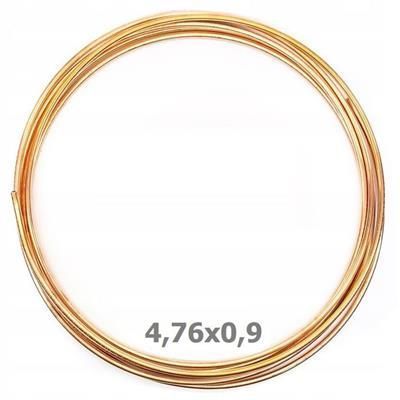 Rurka Miedziana Przewody Hamulcowe 4.76X0.9Mm 10M