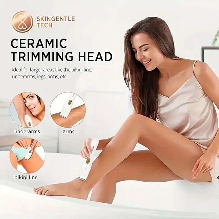 Depilador elétrico 3 em 1. Carregamento USB. Novo,