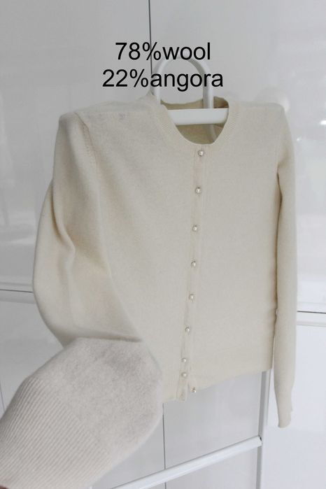 78%wełna 22%angora Benetton bez wad L/M