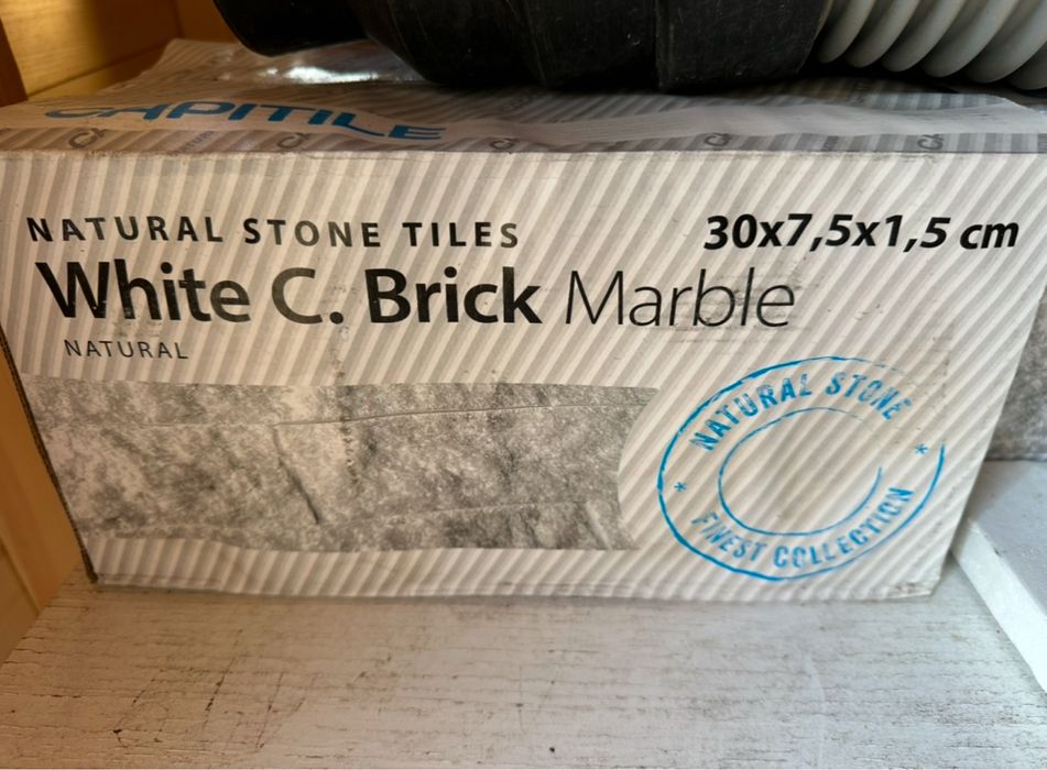 Sprzedam Bialy Marmur Cegiełka