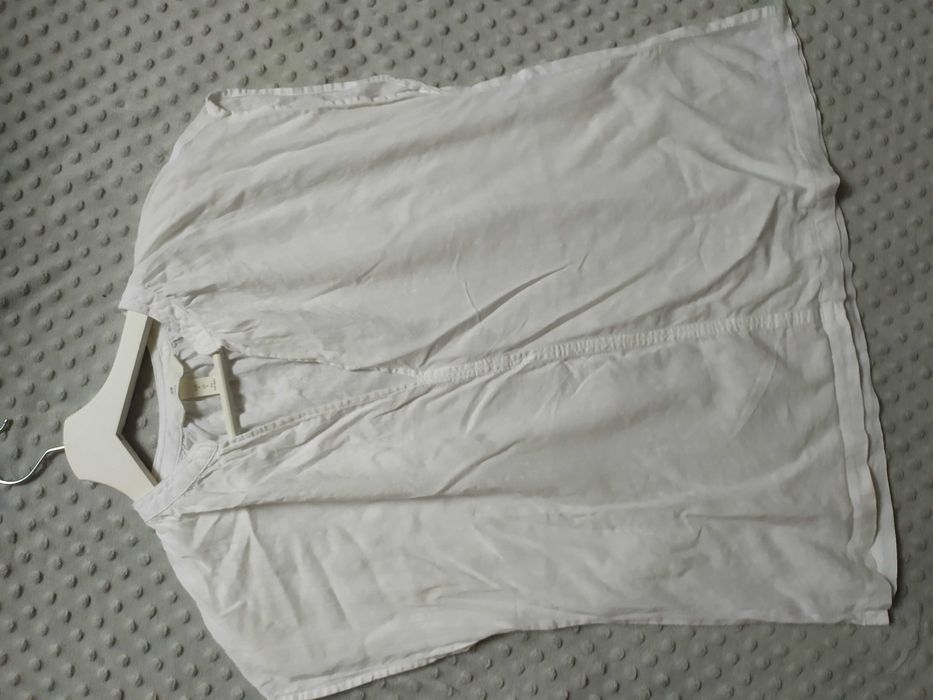 Biała koszula damska H&M lekka zwiewna S