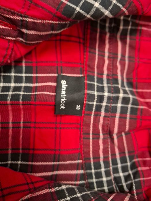 Bluza tunika ciążowa w kratę Gina Trikot rozmiar 38