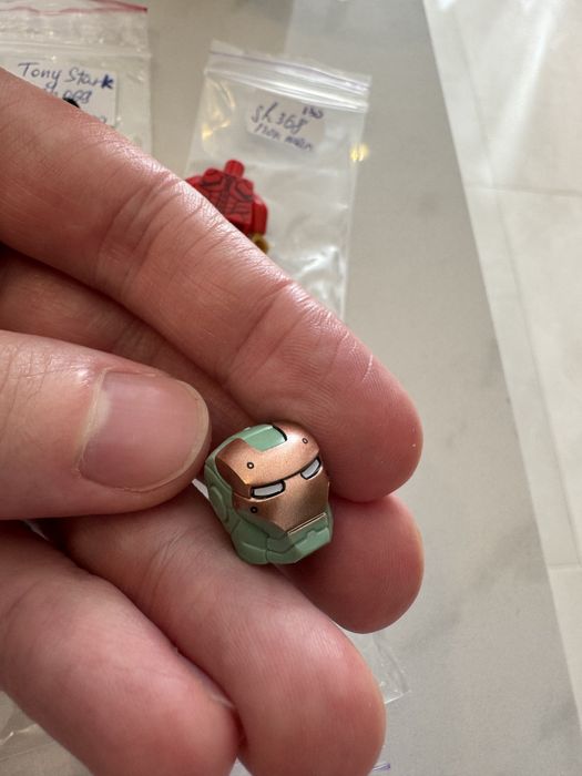 Шолом до фігурки Lego Marvel sh0213 Scuba Iron Man Оригінал Лего