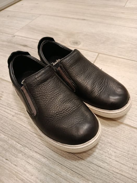 Дитячі шкіряні мокасини, сліпони Clarks, 29 розмір