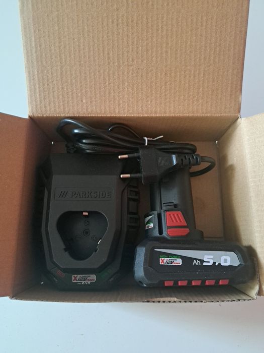 Akumulator 5ah 12v parkside performance z ładowarką