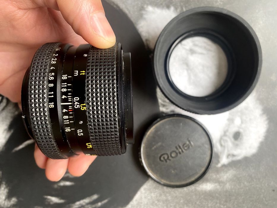 Carl Zeiss Planar 1.4 50mm HFT Rolleiflex SL made in Germany QBM